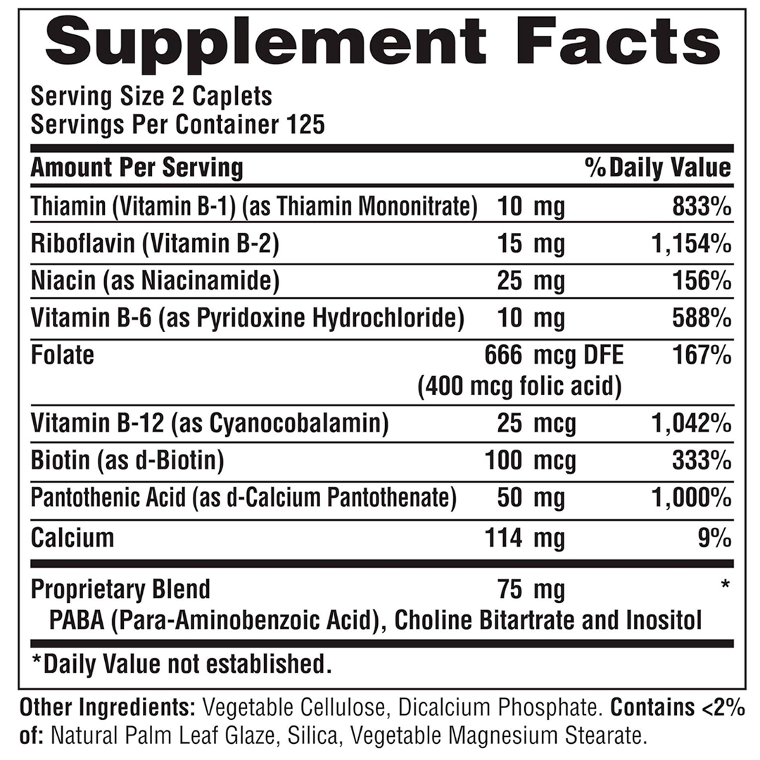 Complejo B Puritans Pride 50 mg 250 Capsulas - Imagen 2