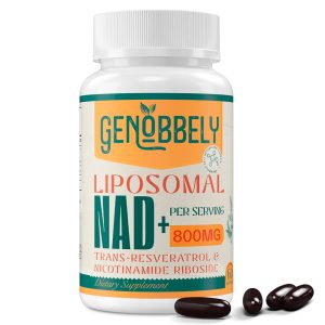 NAD genobelly revestarol and nicotinamida ribosida 800 mg 60 capsulas