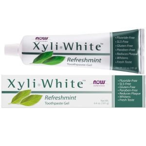 Pasta dental toothpaste NOW refreshmint 6.4 oz